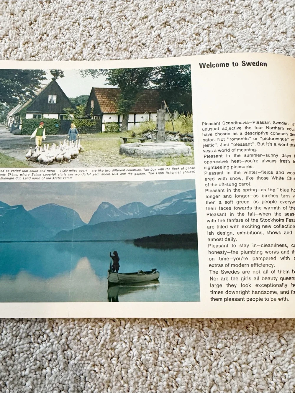 1965 Swedish Sweden Travel Tourism Brochure Womens Rhythmic Gymnastics Team